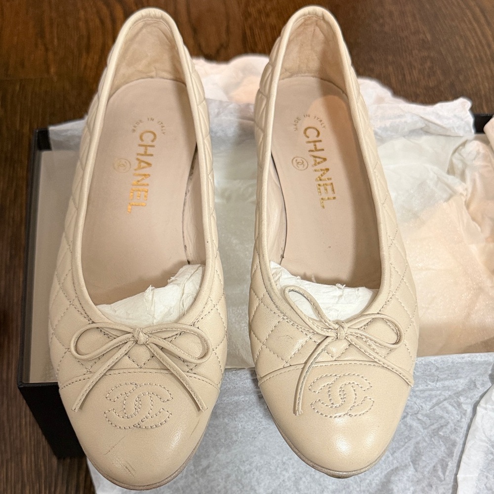 Chanel Quilted Ballet Flat